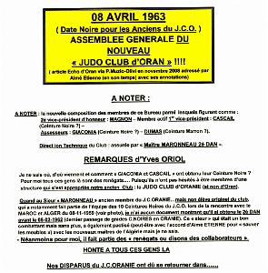 09 JUDO CLUB D ORANIE 9010 1963 ORAN0002